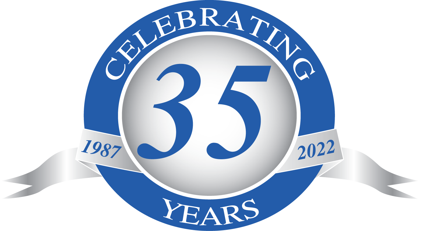 lighthouse financial - celebrating 35 years in service logo